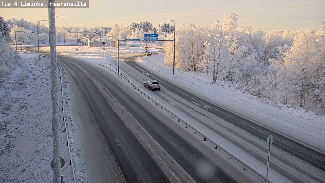 Weather Camera Image Road 4 Liminka, Haaransilta, Liminka, Pohjois-Pohjanmaa