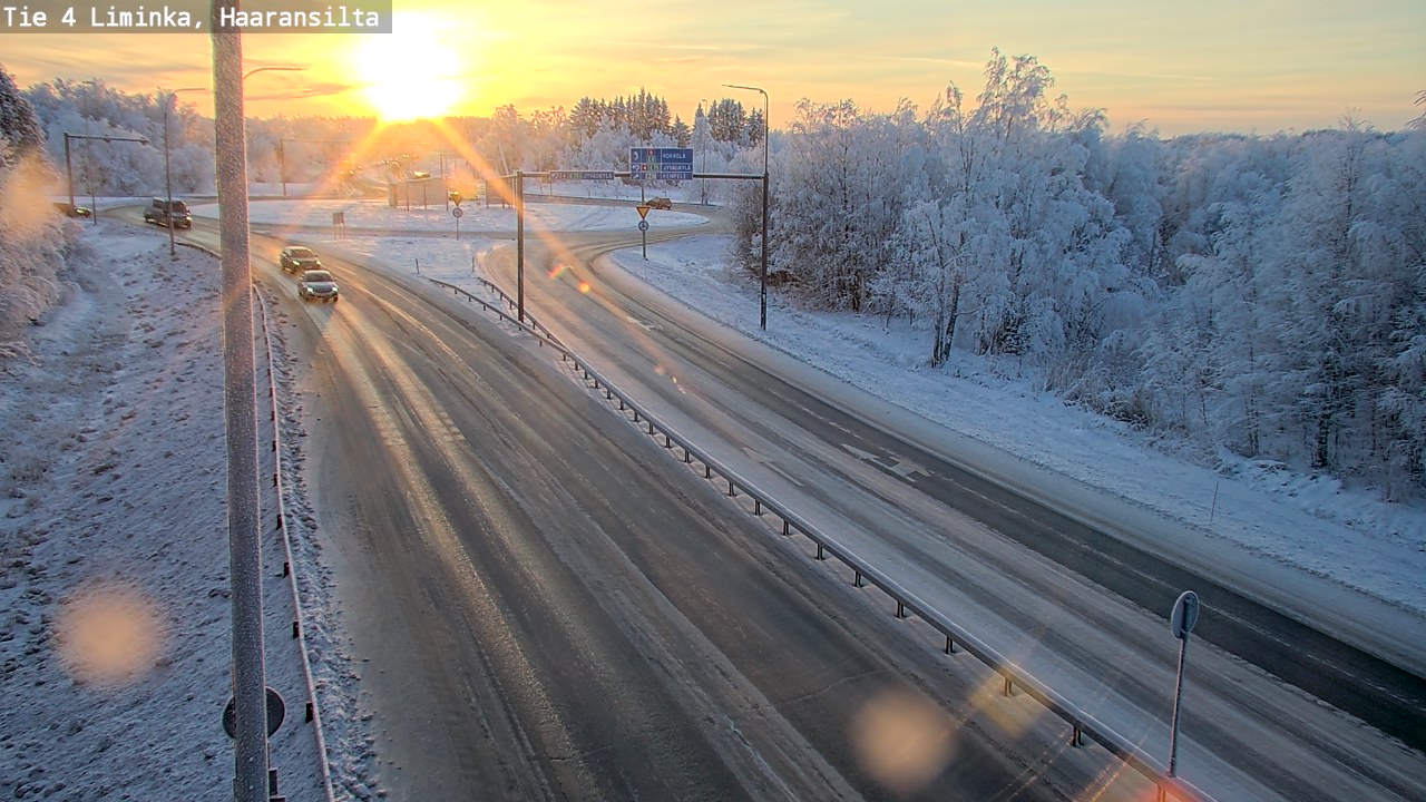 Weather Camera Image Road 4 Liminka, Haaransilta, Liminka, Pohjois-Pohjanmaa