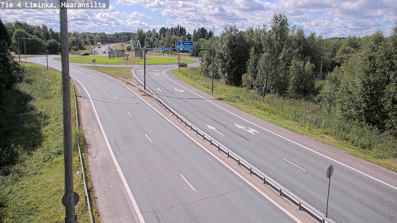 Kelikamerat Kuva Tie 4 Liminka, Haaransilta, Liminka, Pohjois-Pohjanmaa