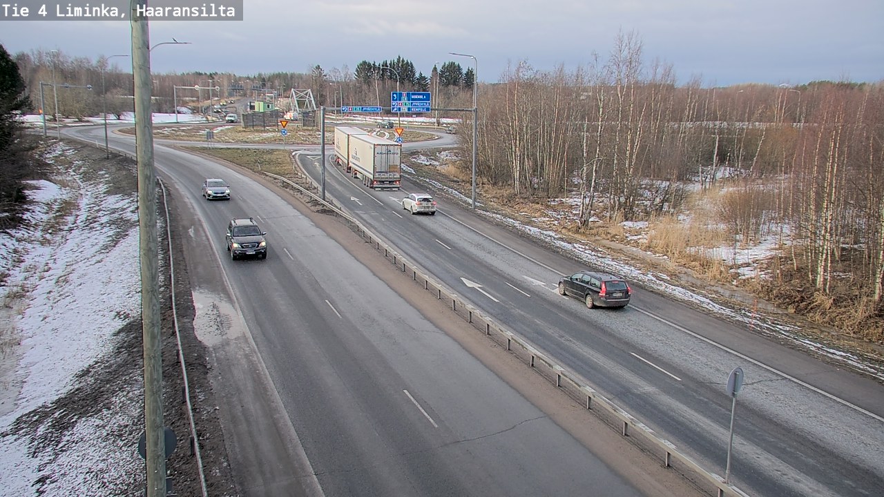 Kelikamerat Kuva Tie 4 Liminka, Haaransilta, Liminka, Pohjois-Pohjanmaa