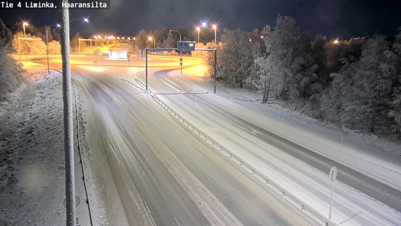 Weather Camera Image Road 4 Liminka, Haaransilta, Liminka, Pohjois-Pohjanmaa
