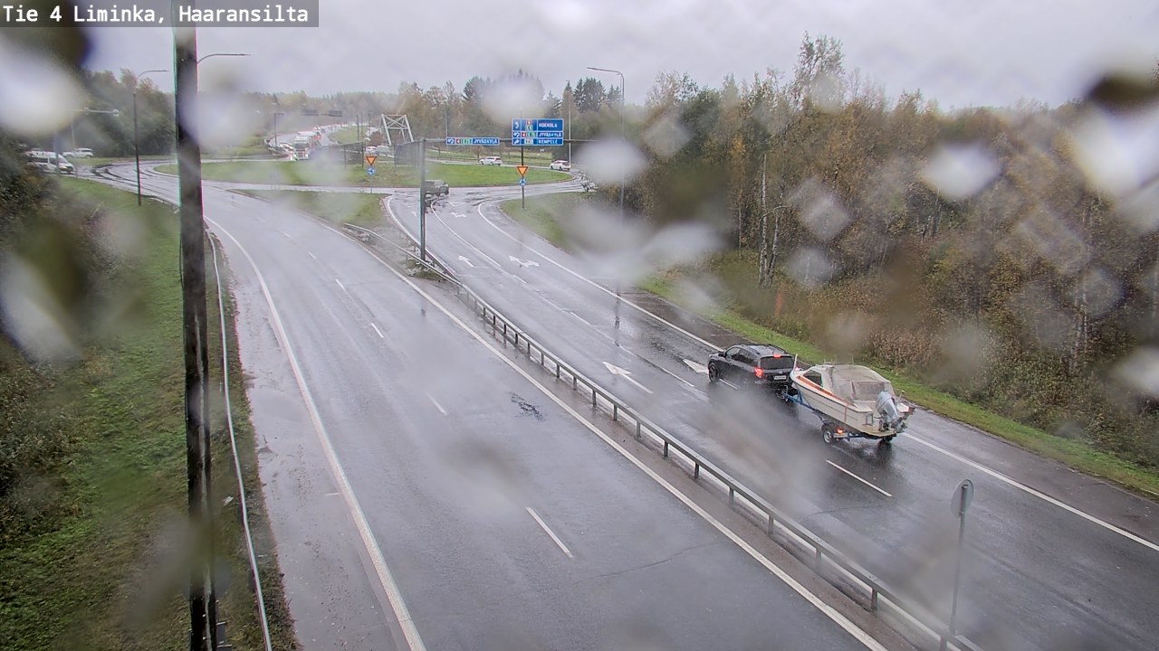 Weather Camera Image Road 4 Liminka, Haaransilta, Liminka, Pohjois-Pohjanmaa