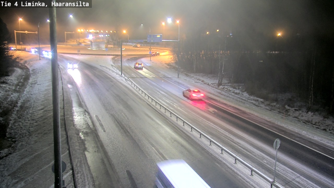 Weather Camera Image Road 4 Liminka, Haaransilta, Liminka, Pohjois-Pohjanmaa