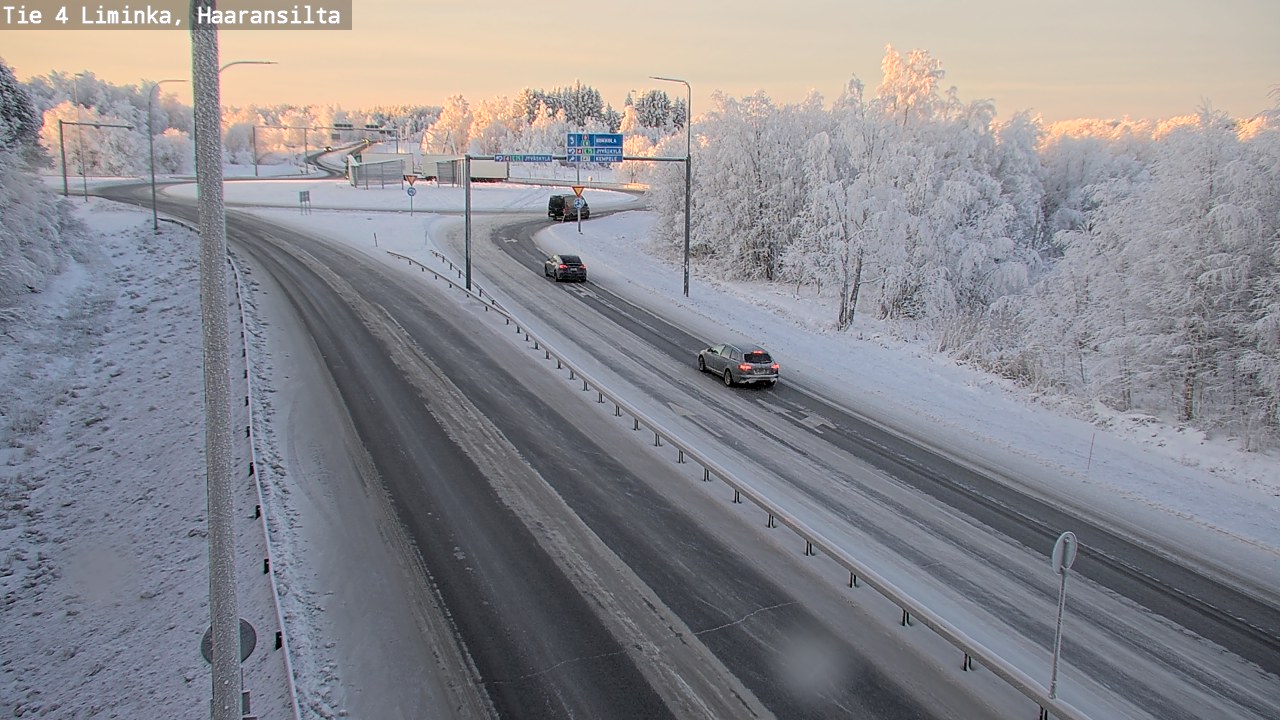 Weather Camera Image Road 4 Liminka, Haaransilta, Liminka, Pohjois-Pohjanmaa