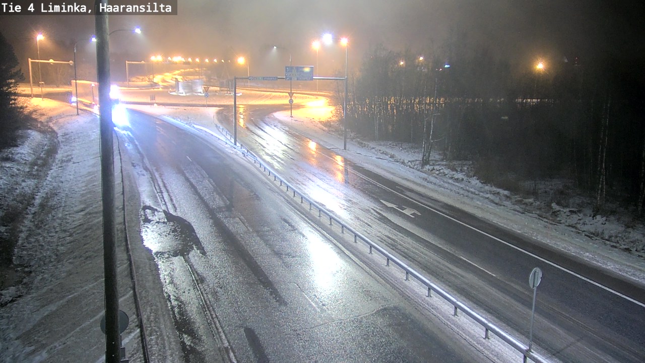 Weather Camera Image Road 4 Liminka, Haaransilta, Liminka, Pohjois-Pohjanmaa