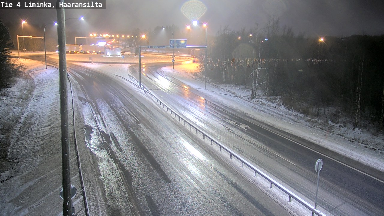 Weather Camera Image Road 4 Liminka, Haaransilta, Liminka, Pohjois-Pohjanmaa