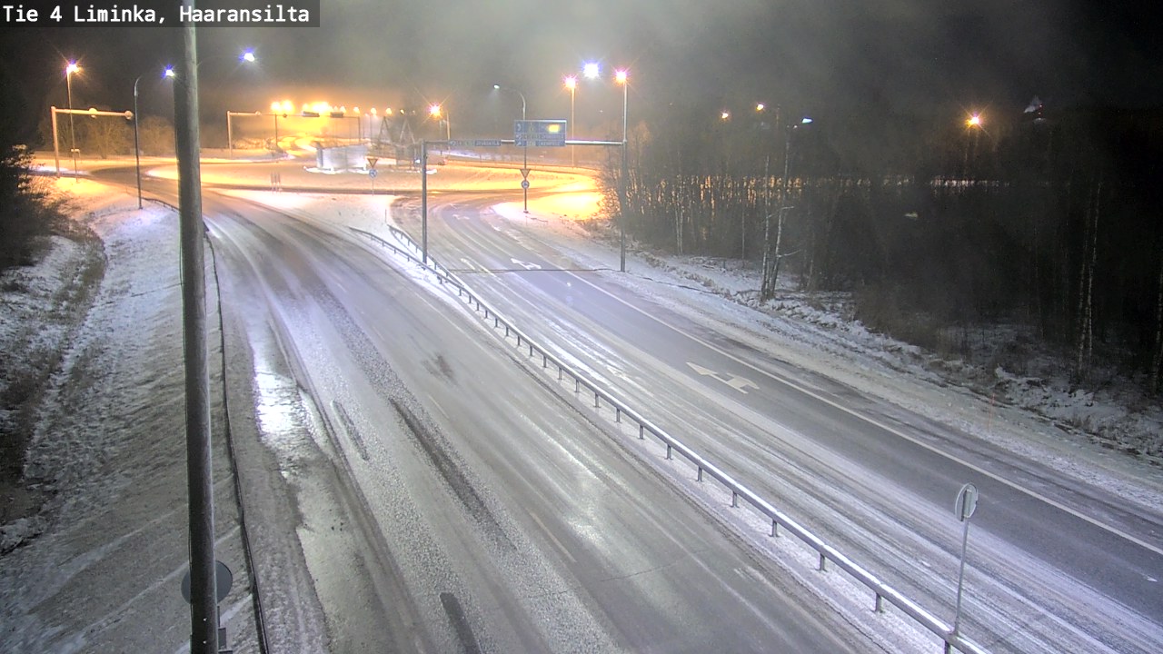 Weather Camera Image Road 4 Liminka, Haaransilta, Liminka, Pohjois-Pohjanmaa
