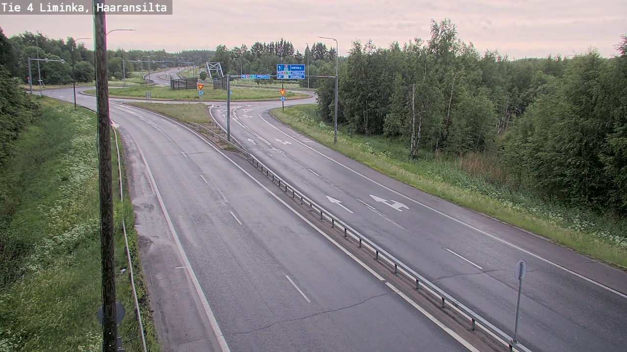 Kelikamerat Kuva Tie 4 Liminka, Haaransilta, Liminka, Pohjois-Pohjanmaa