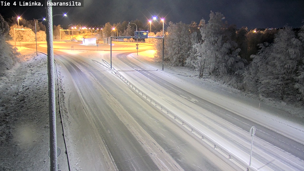 Weather Camera Image Road 4 Liminka, Haaransilta, Liminka, Pohjois-Pohjanmaa