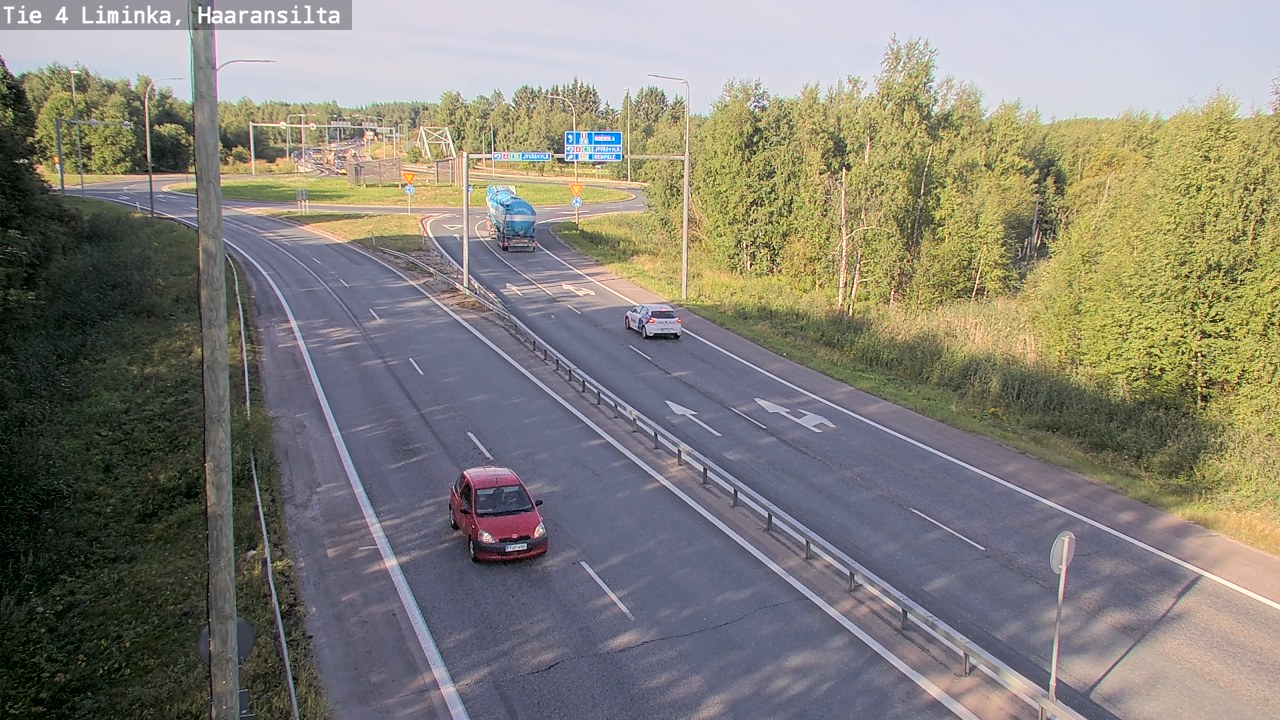 Weather Camera Image Road 4 Liminka, Haaransilta, Liminka, Pohjois-Pohjanmaa