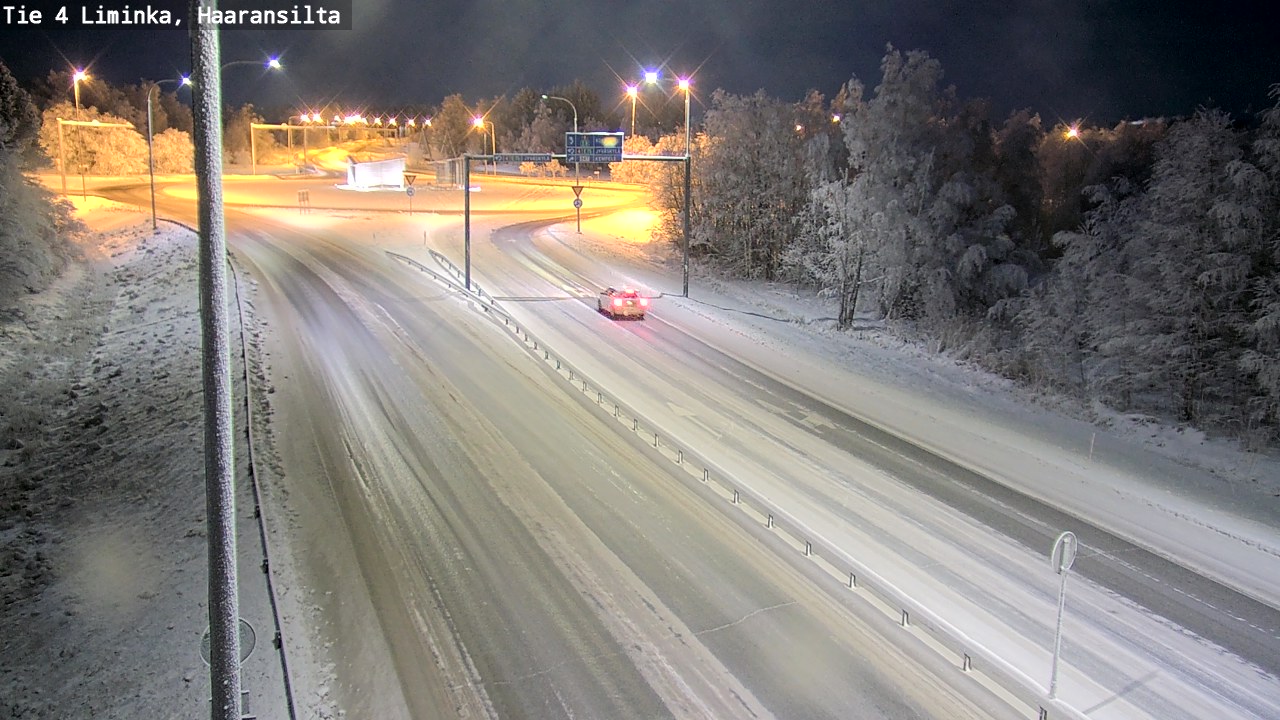 Weather Camera Image Road 4 Liminka, Haaransilta, Liminka, Pohjois-Pohjanmaa