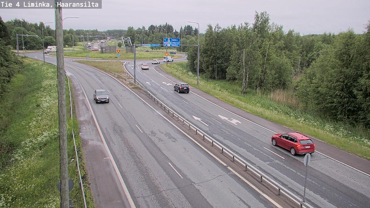 Kelikamerat Kuva Tie 4 Liminka, Haaransilta, Liminka, Pohjois-Pohjanmaa