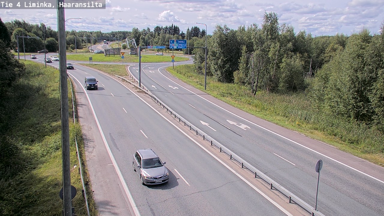 Weather Camera Image Road 4 Liminka, Haaransilta, Liminka, Pohjois-Pohjanmaa