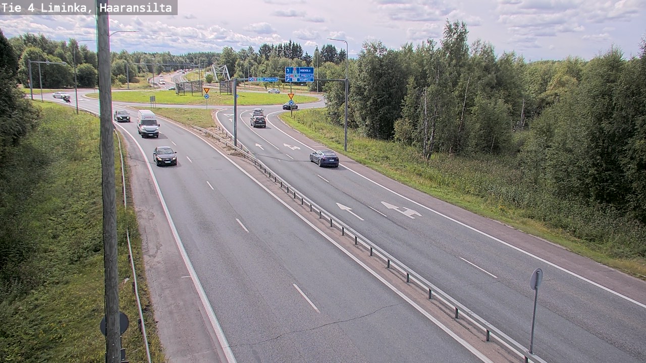 Weather Camera Image Road 4 Liminka, Haaransilta, Liminka, Pohjois-Pohjanmaa