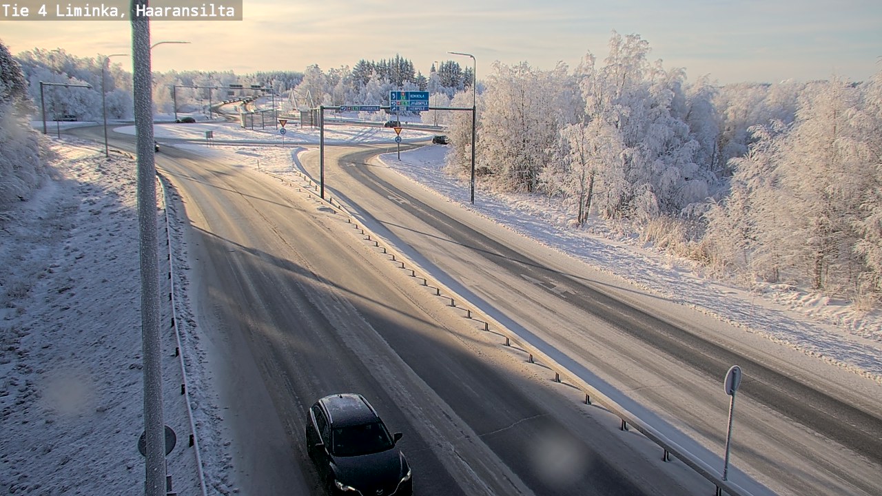 Weather Camera Image Road 4 Liminka, Haaransilta, Liminka, Pohjois-Pohjanmaa