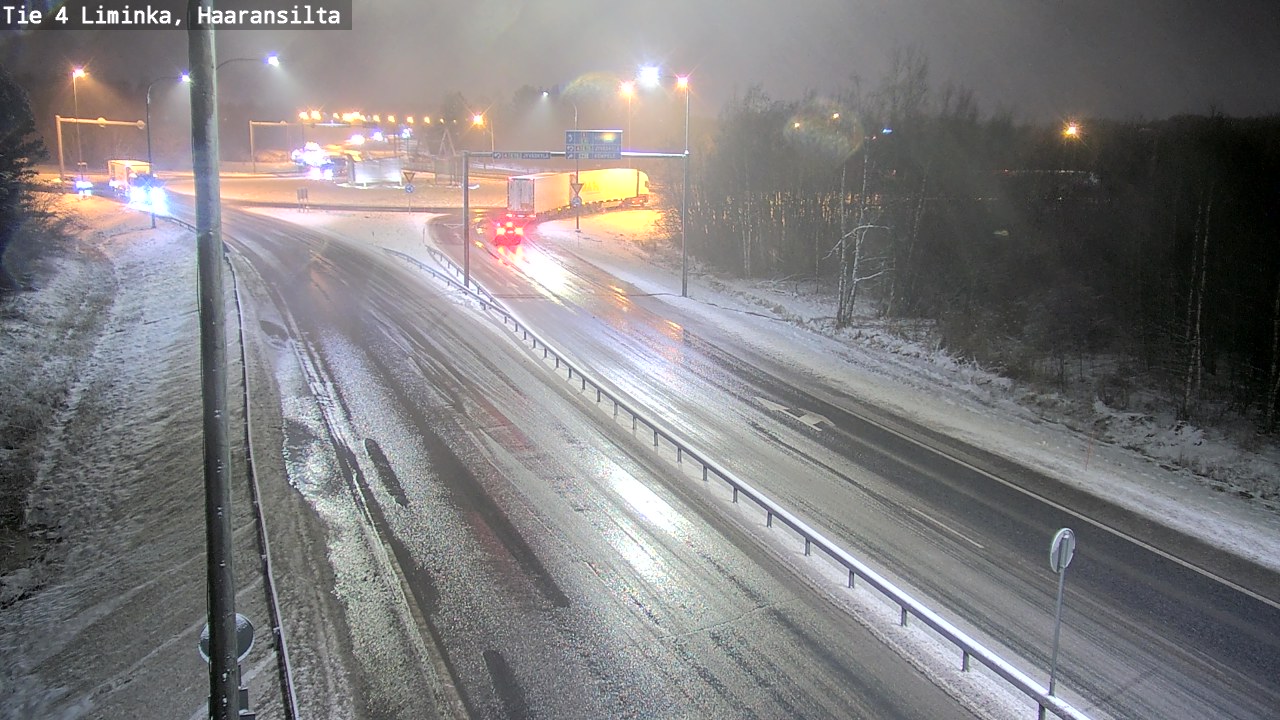 Weather Camera Image Road 4 Liminka, Haaransilta, Liminka, Pohjois-Pohjanmaa