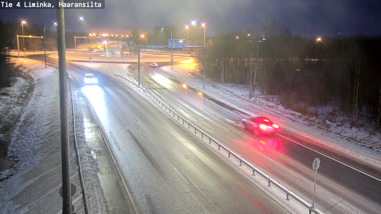 Weather Camera Image Road 4 Liminka, Haaransilta, Liminka, Pohjois-Pohjanmaa