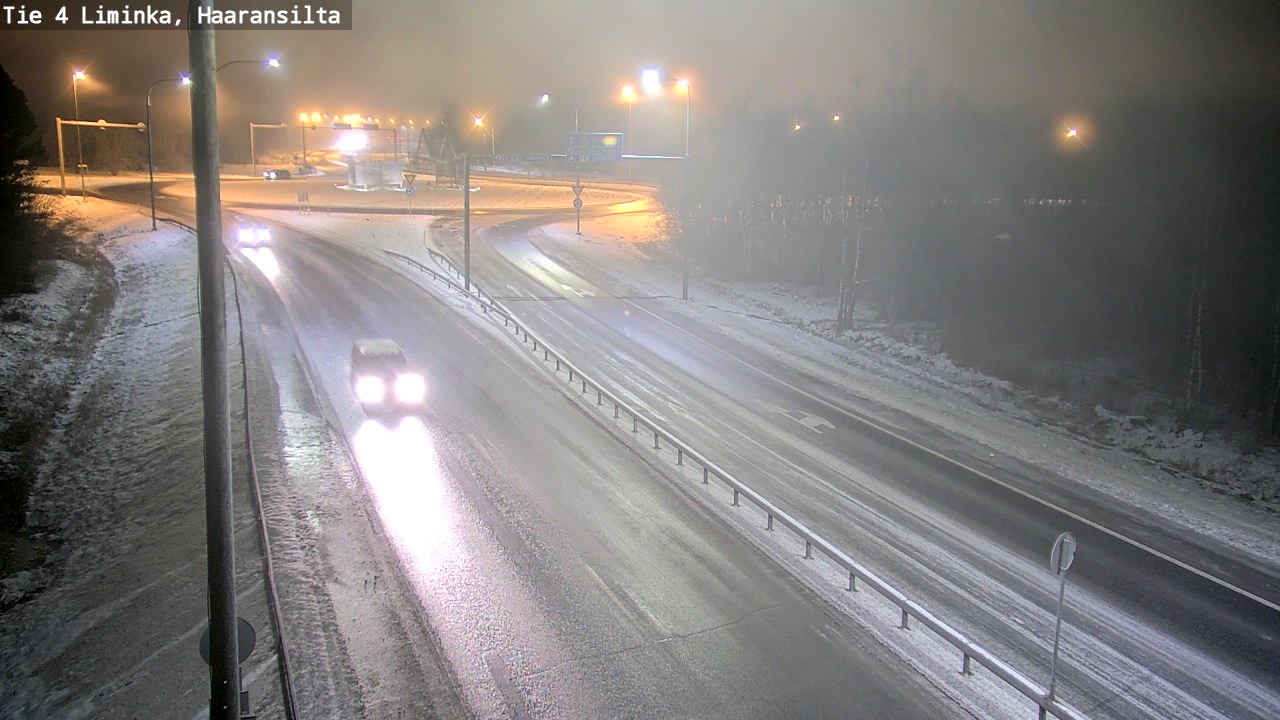 Weather Camera Image Road 4 Liminka, Haaransilta, Liminka, Pohjois-Pohjanmaa