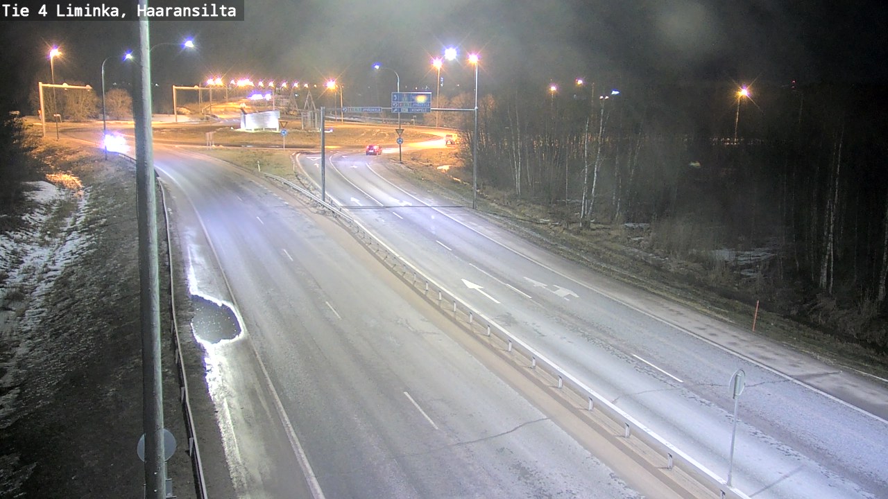 Weather Camera Image Väg 4 Limingo, Haaransilta, Liminka, Pohjois-Pohjanmaa