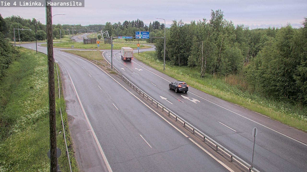 Kelikamerat Kuva Tie 4 Liminka, Haaransilta, Liminka, Pohjois-Pohjanmaa