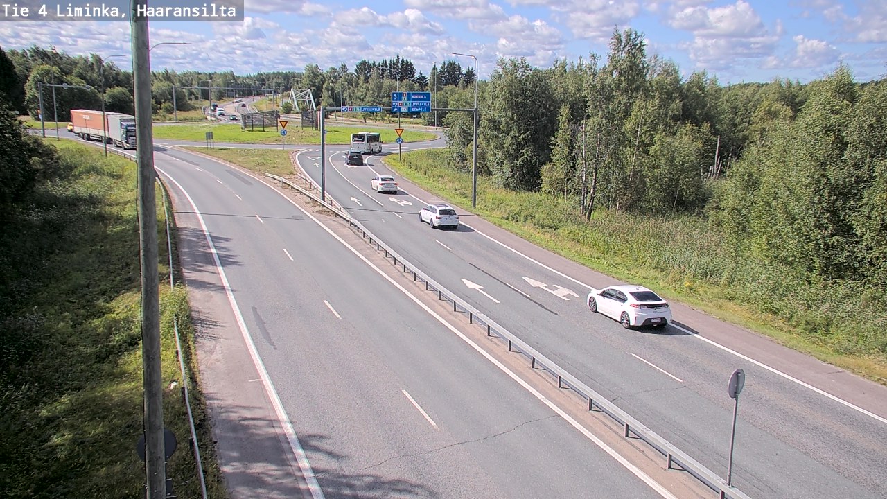 Kelikamerat Kuva Tie 4 Liminka, Haaransilta, Liminka, Pohjois-Pohjanmaa
