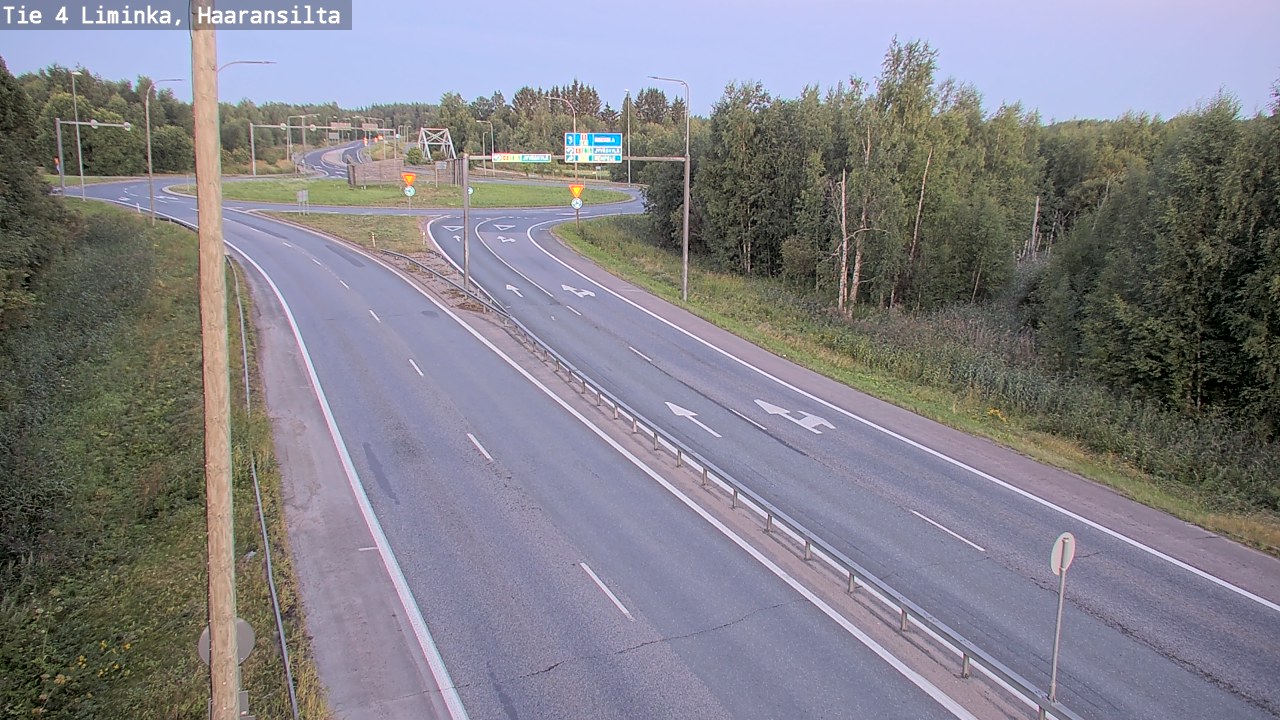 Kelikamerat Kuva Tie 4 Liminka, Haaransilta, Liminka, Pohjois-Pohjanmaa