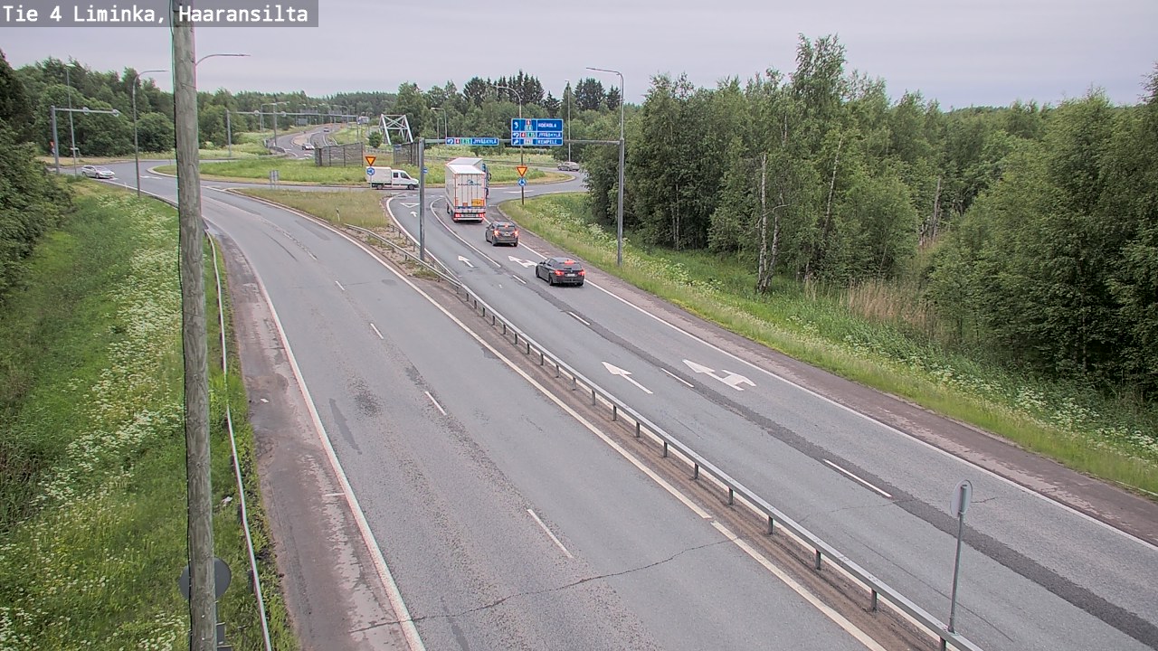Kelikamerat Kuva Tie 4 Liminka, Haaransilta, Liminka, Pohjois-Pohjanmaa