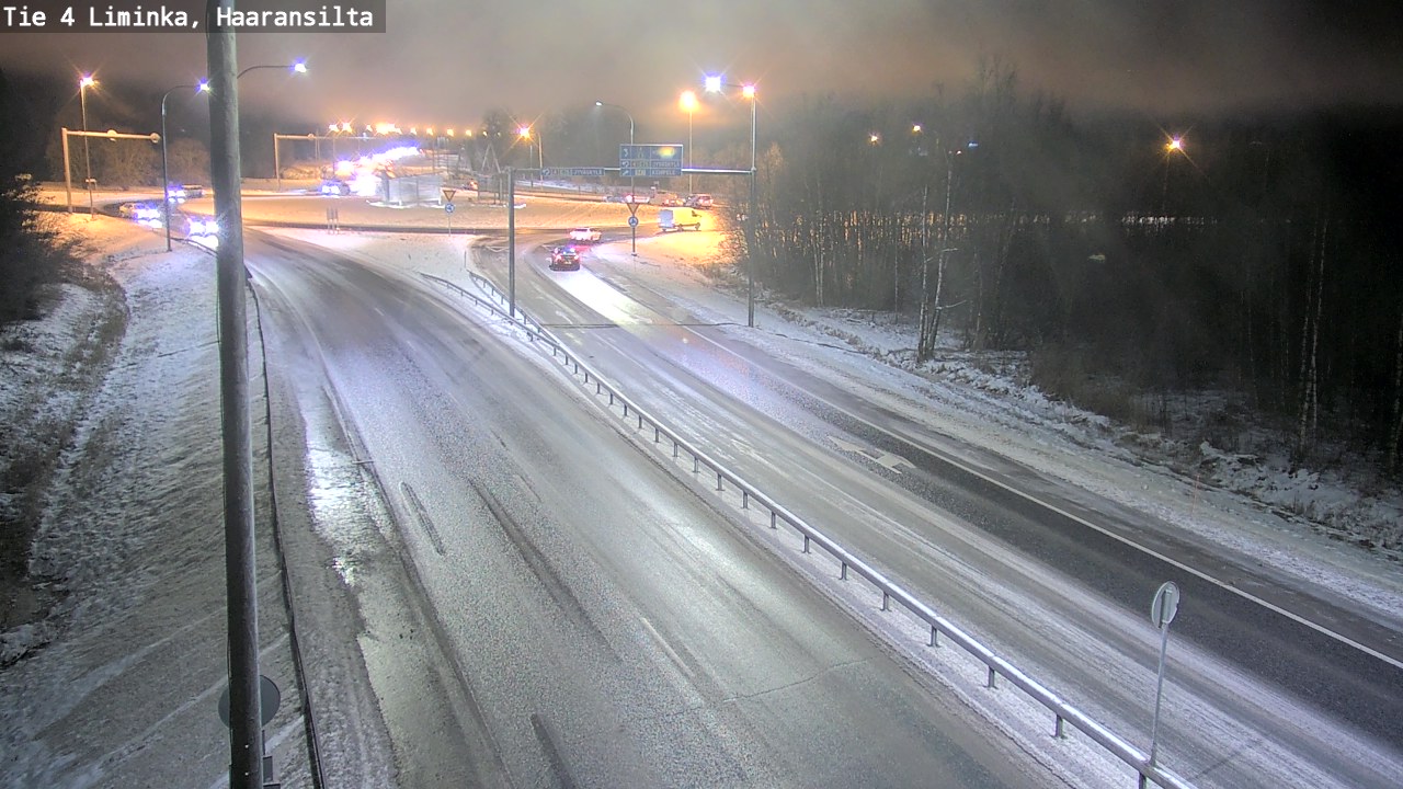Weather Camera Image Road 4 Liminka, Haaransilta, Liminka, Pohjois-Pohjanmaa