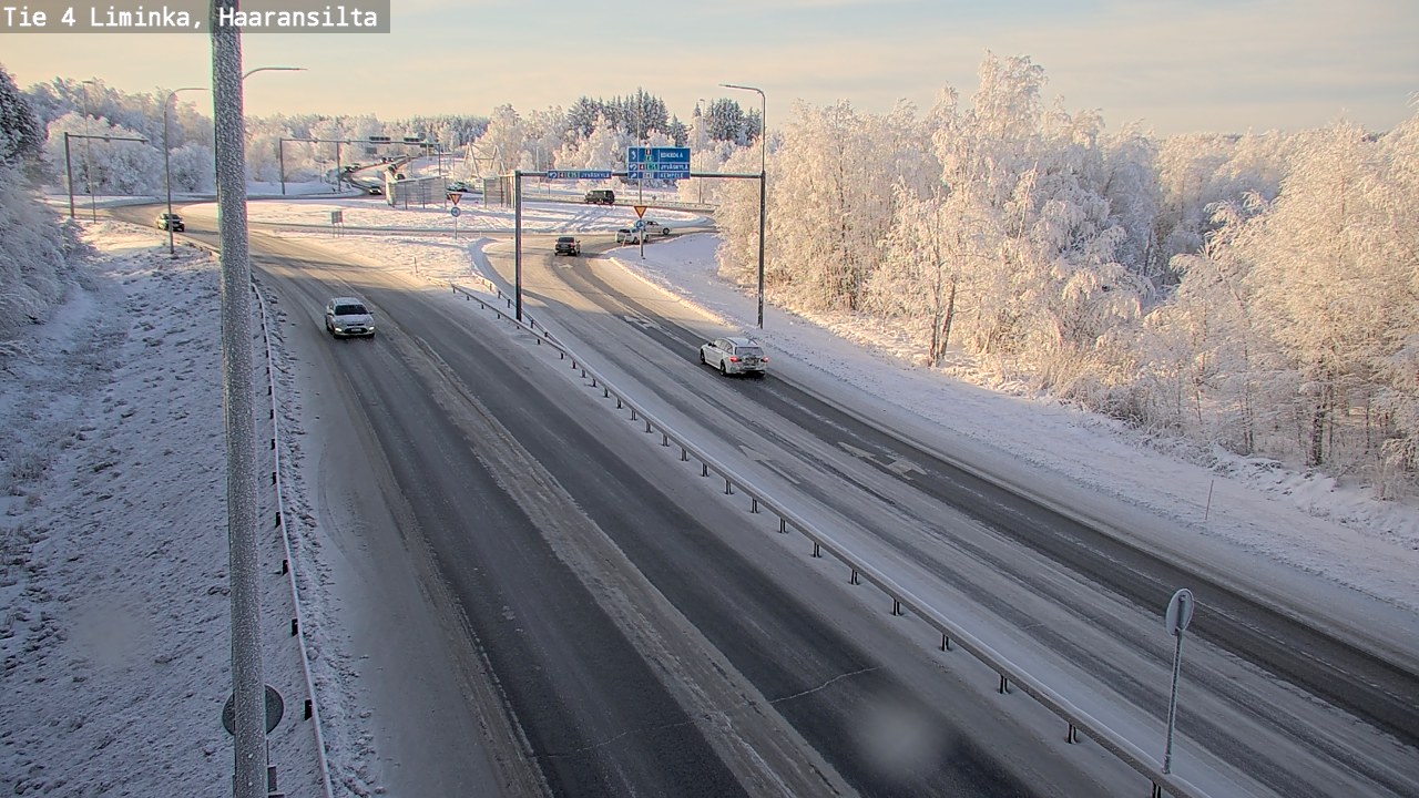 Weather Camera Image Road 4 Liminka, Haaransilta, Liminka, Pohjois-Pohjanmaa