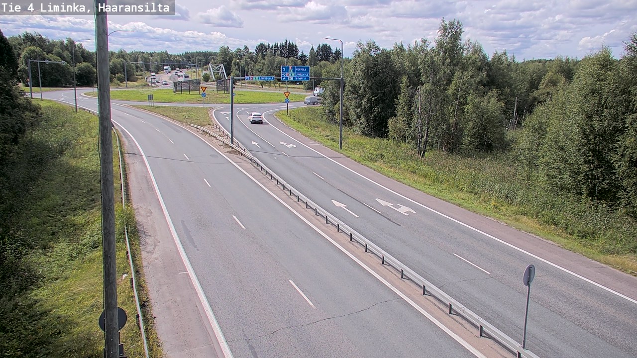 Weather Camera Image Road 4 Liminka, Haaransilta, Liminka, Pohjois-Pohjanmaa