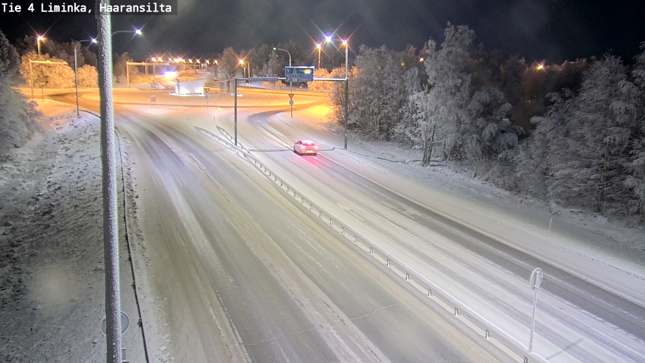 Weather Camera Image Road 4 Liminka, Haaransilta, Liminka, Pohjois-Pohjanmaa