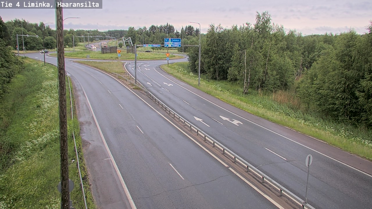 Kelikamerat Kuva Tie 4 Liminka, Haaransilta, Liminka, Pohjois-Pohjanmaa