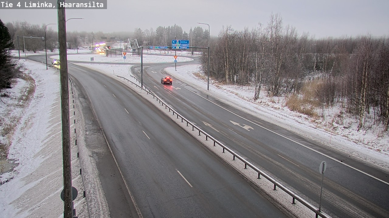 Weather Camera Image Road 4 Liminka, Haaransilta, Liminka, Pohjois-Pohjanmaa