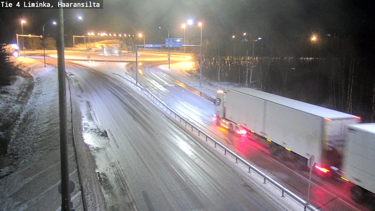 Weather Camera Image Road 4 Liminka, Haaransilta, Liminka, Pohjois-Pohjanmaa