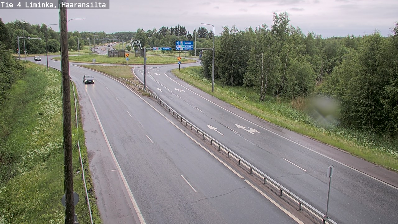 Weather Camera Image Väg 4 Limingo, Haaransilta, Liminka, Pohjois-Pohjanmaa