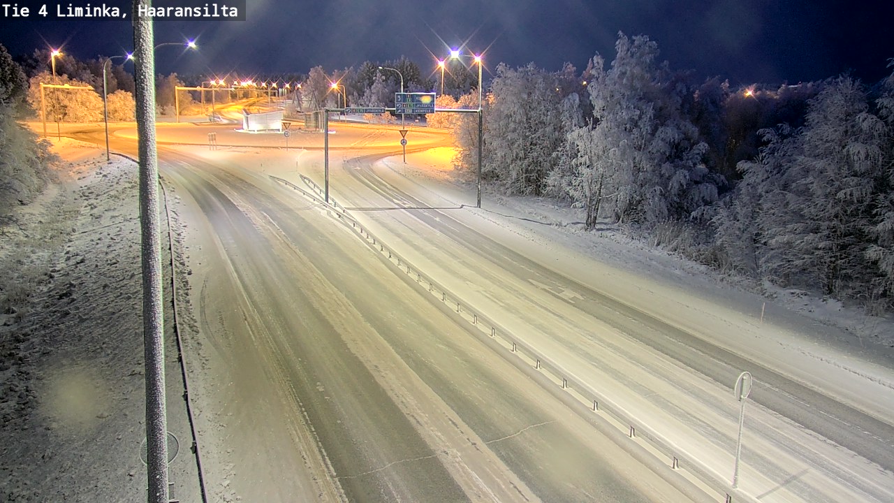 Weather Camera Image Road 4 Liminka, Haaransilta, Liminka, Pohjois-Pohjanmaa