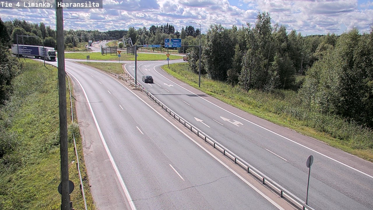 Kelikamerat Kuva Tie 4 Liminka, Haaransilta, Liminka, Pohjois-Pohjanmaa