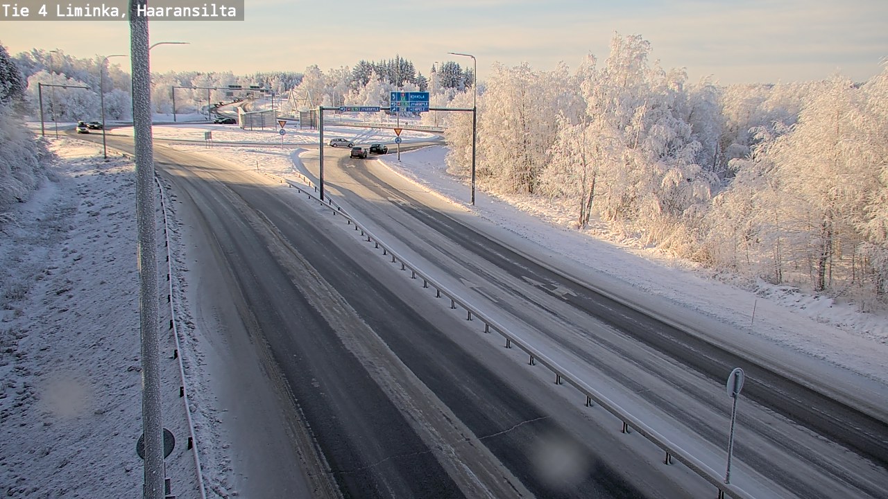 Weather Camera Image Road 4 Liminka, Haaransilta, Liminka, Pohjois-Pohjanmaa