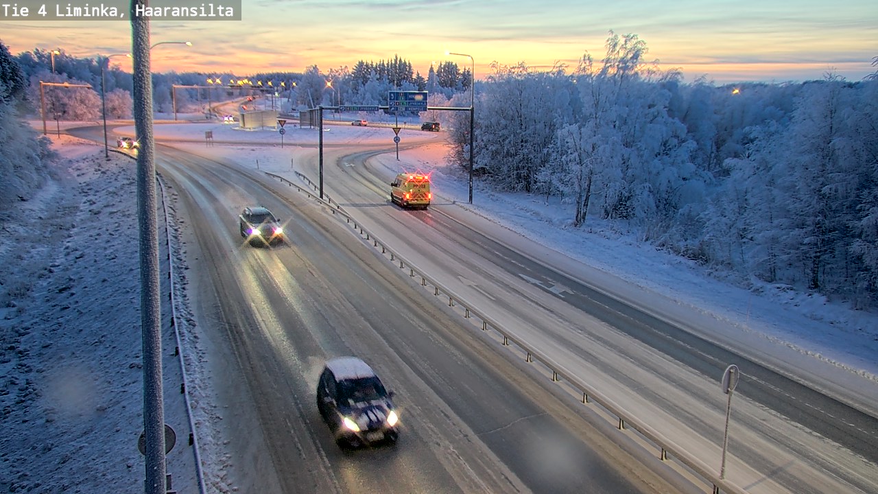 Weather Camera Image Road 4 Liminka, Haaransilta, Liminka, Pohjois-Pohjanmaa