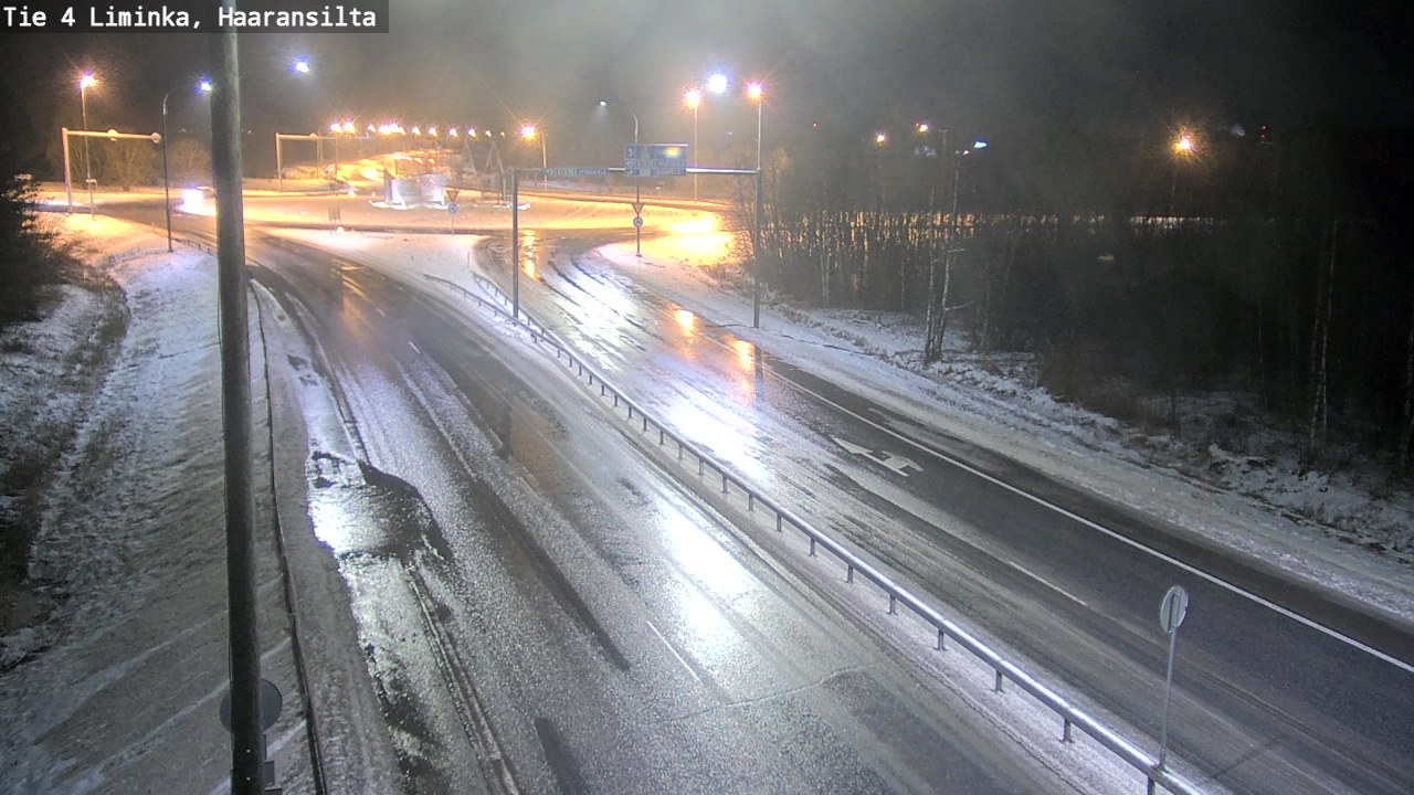Weather Camera Image Road 4 Liminka, Haaransilta, Liminka, Pohjois-Pohjanmaa