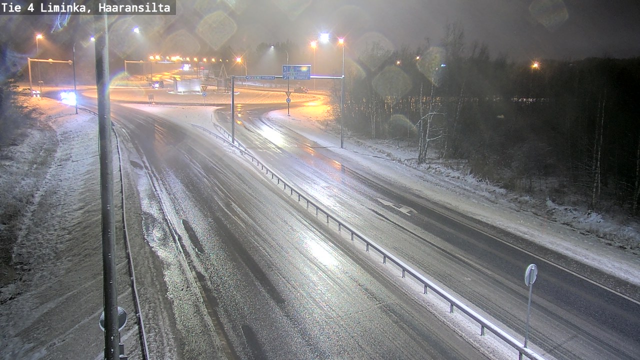 Weather Camera Image Road 4 Liminka, Haaransilta, Liminka, Pohjois-Pohjanmaa