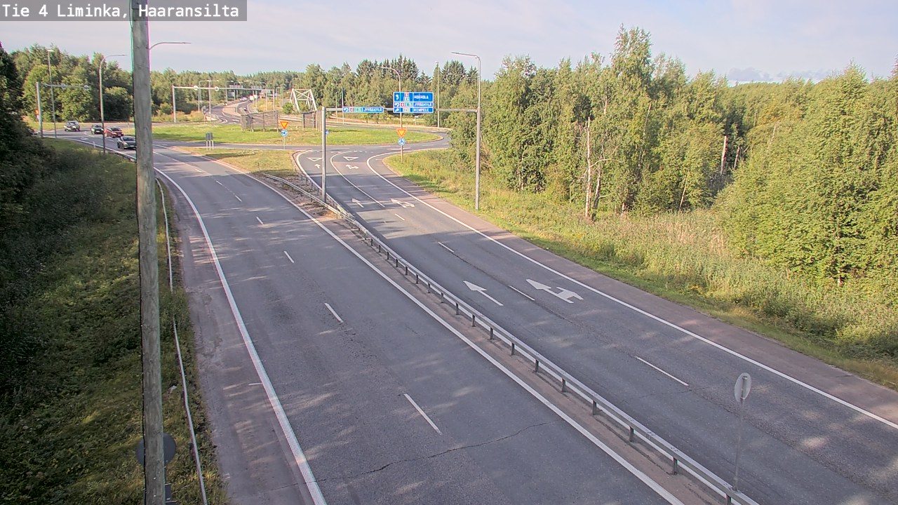 Weather Camera Image Road 4 Liminka, Haaransilta, Liminka, Pohjois-Pohjanmaa