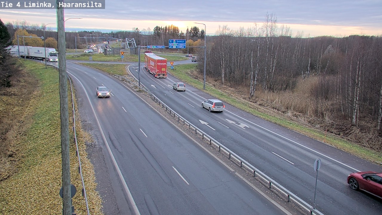 Kelikamerat Kuva Tie 4 Liminka, Haaransilta, Liminka, Pohjois-Pohjanmaa