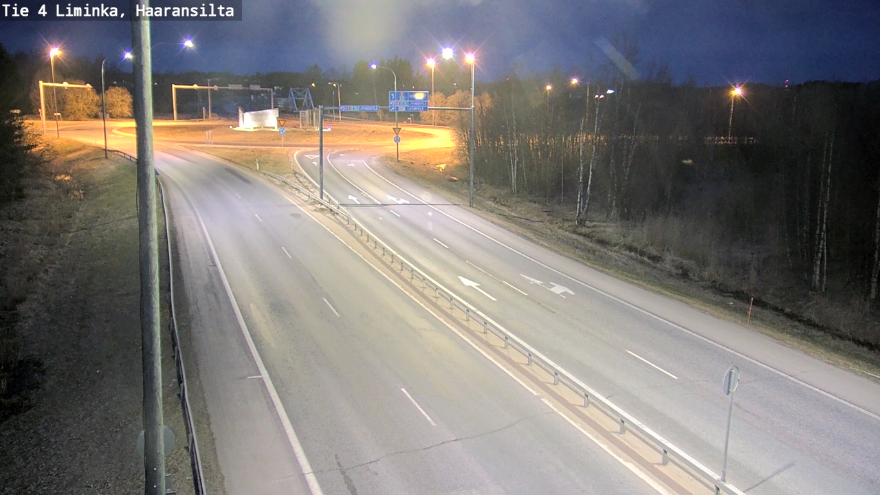 Weather Camera Image Road 4 Liminka, Haaransilta, Liminka, Pohjois-Pohjanmaa