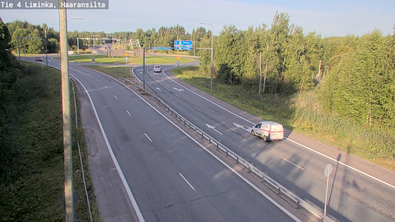 Weather Camera Image Road 4 Liminka, Haaransilta, Liminka, Pohjois-Pohjanmaa