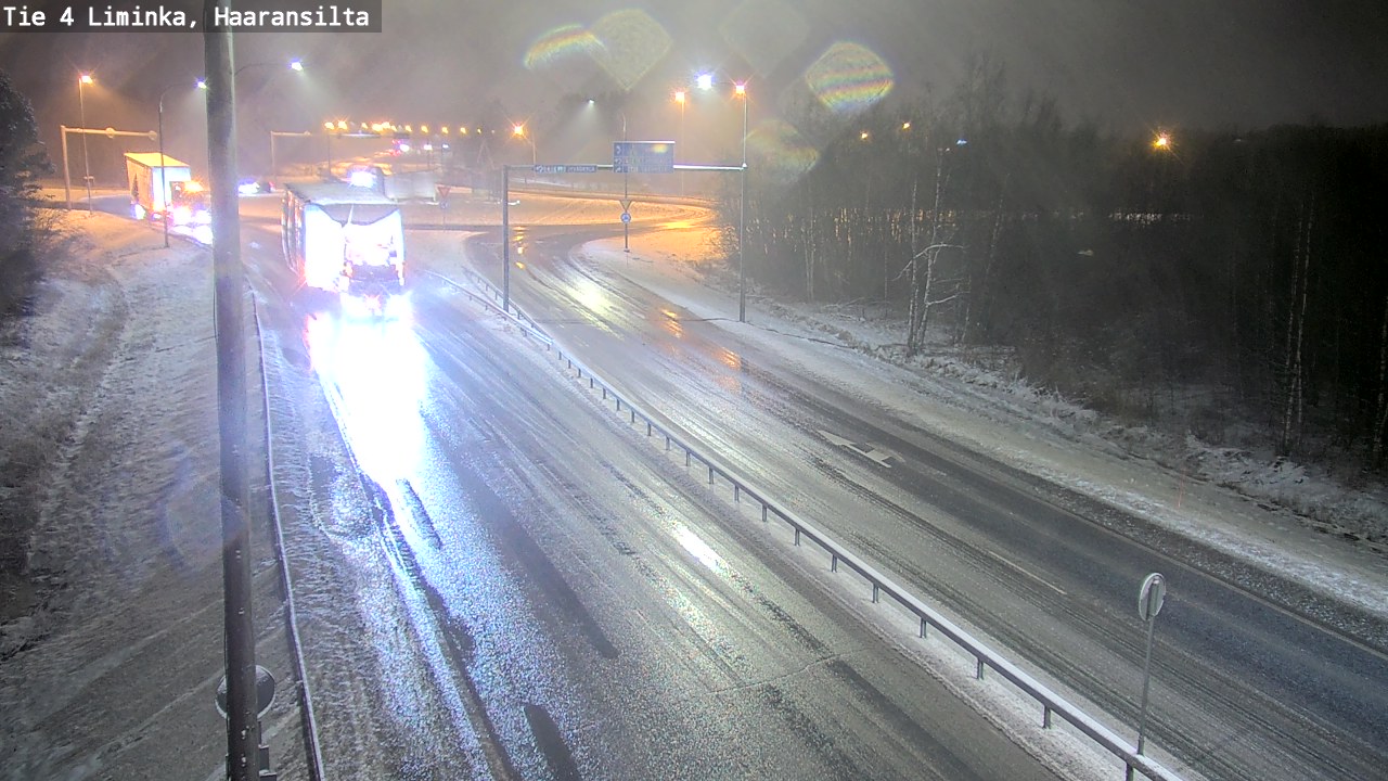 Weather Camera Image Road 4 Liminka, Haaransilta, Liminka, Pohjois-Pohjanmaa