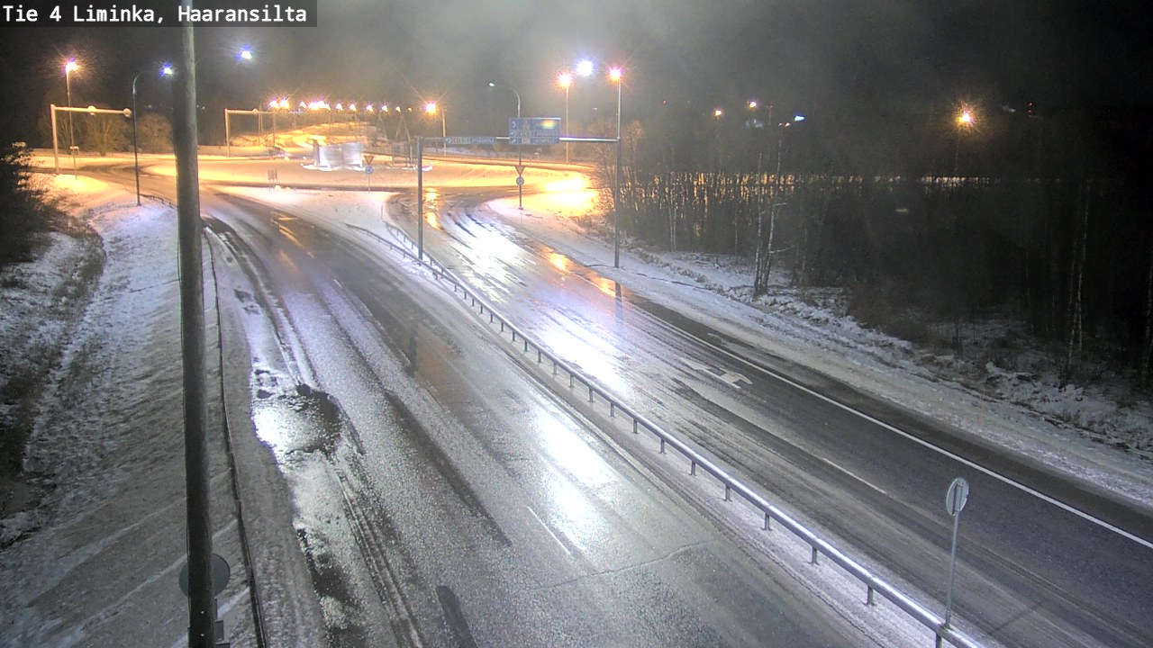 Weather Camera Image Road 4 Liminka, Haaransilta, Liminka, Pohjois-Pohjanmaa