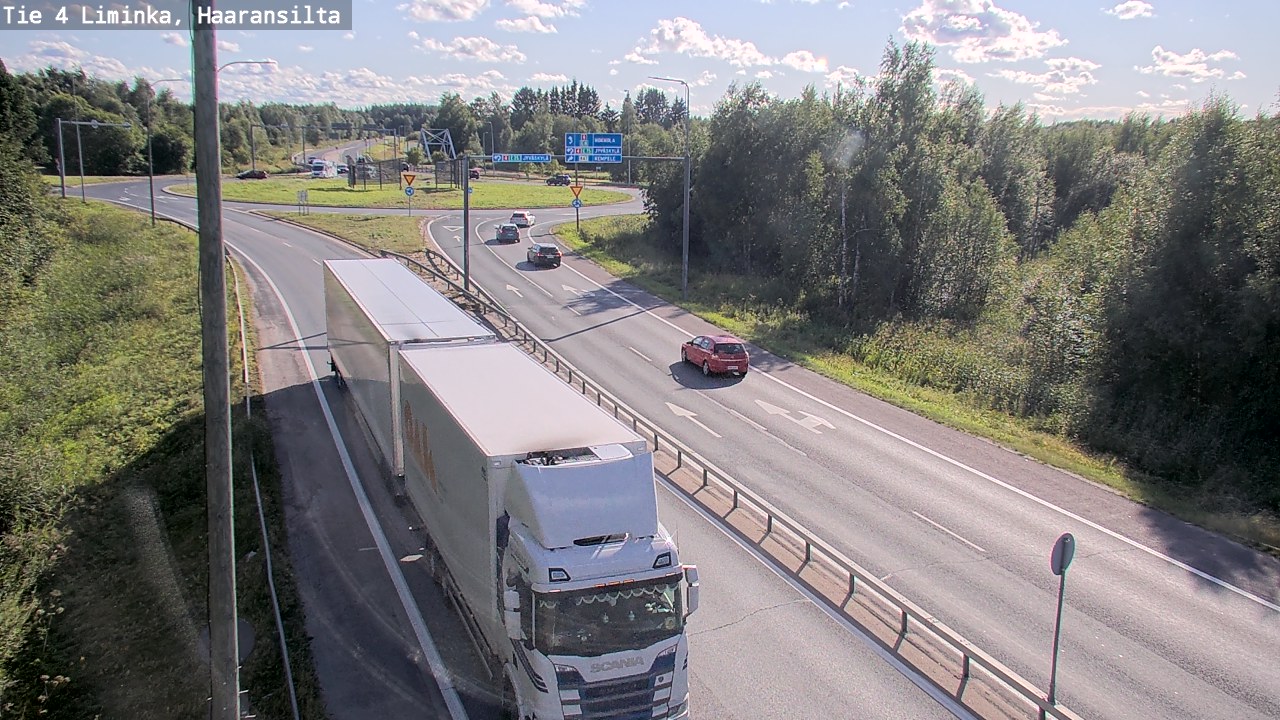 Kelikamerat Kuva Tie 4 Liminka, Haaransilta, Liminka, Pohjois-Pohjanmaa