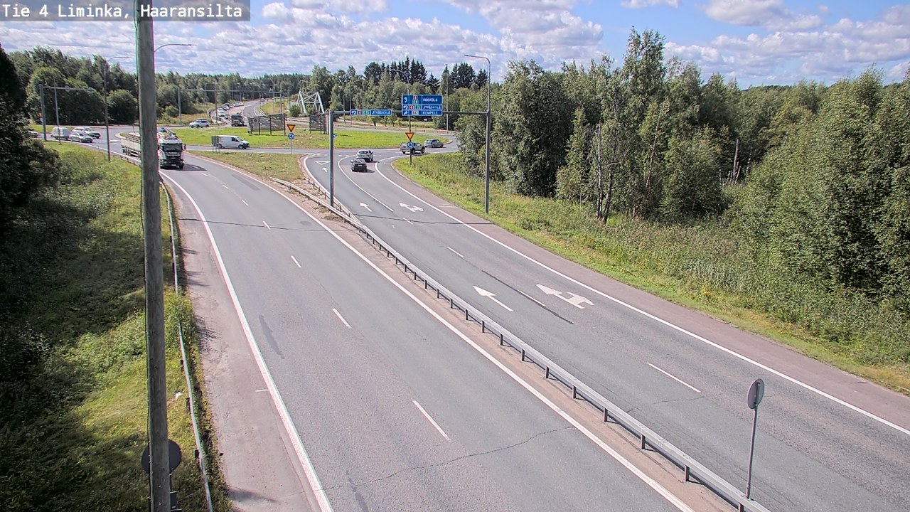 Kelikamerat Kuva Tie 4 Liminka, Haaransilta, Liminka, Pohjois-Pohjanmaa