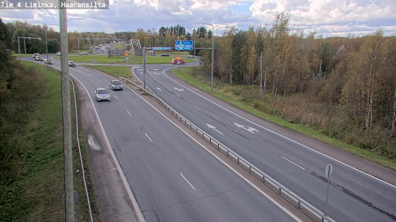 Kelikamerat Kuva Tie 4 Liminka, Haaransilta, Liminka, Pohjois-Pohjanmaa
